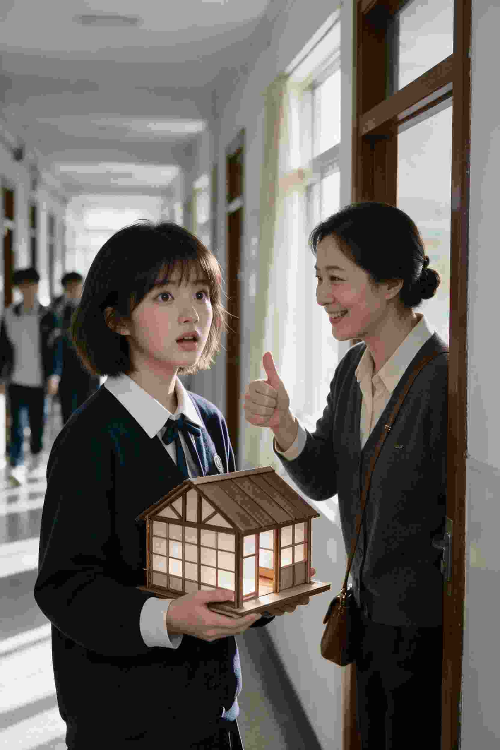 自由泳的女孩